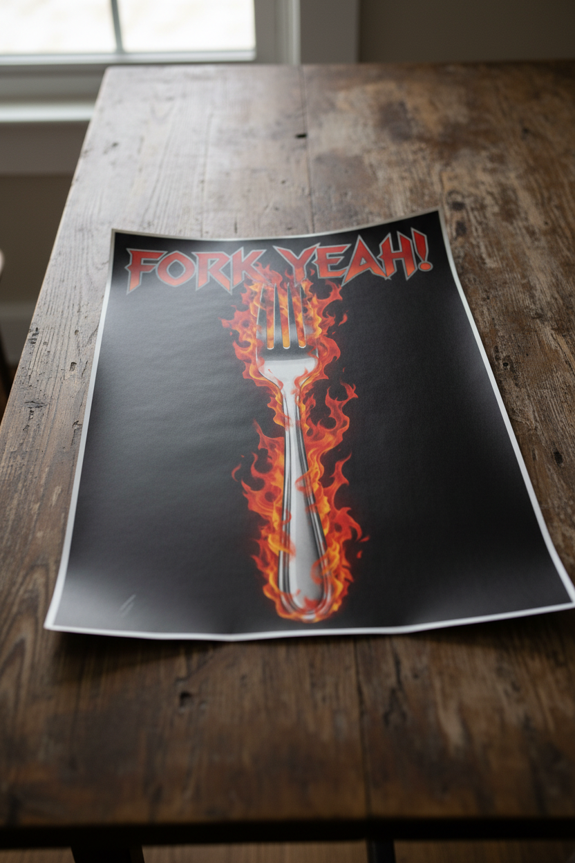 Fork Yeah! — Unframed Mockup