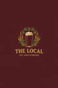The Local Est Since Forever vintage pub sign poster