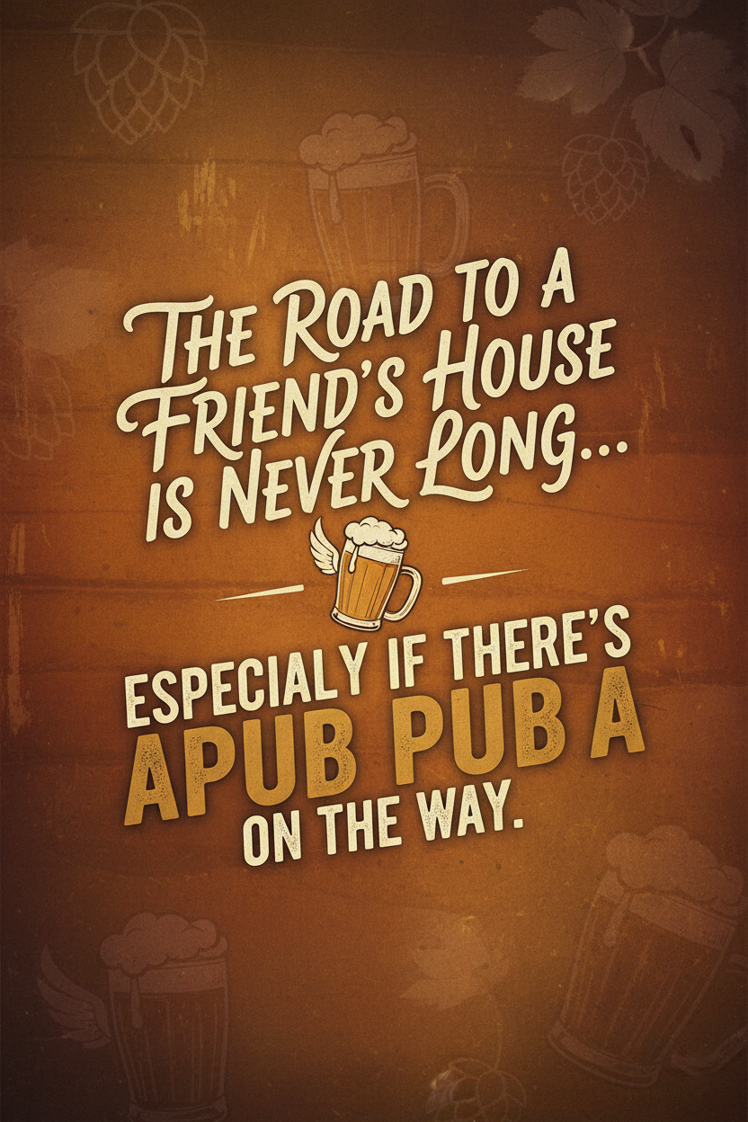 The Road to a Friend's House — Poster
