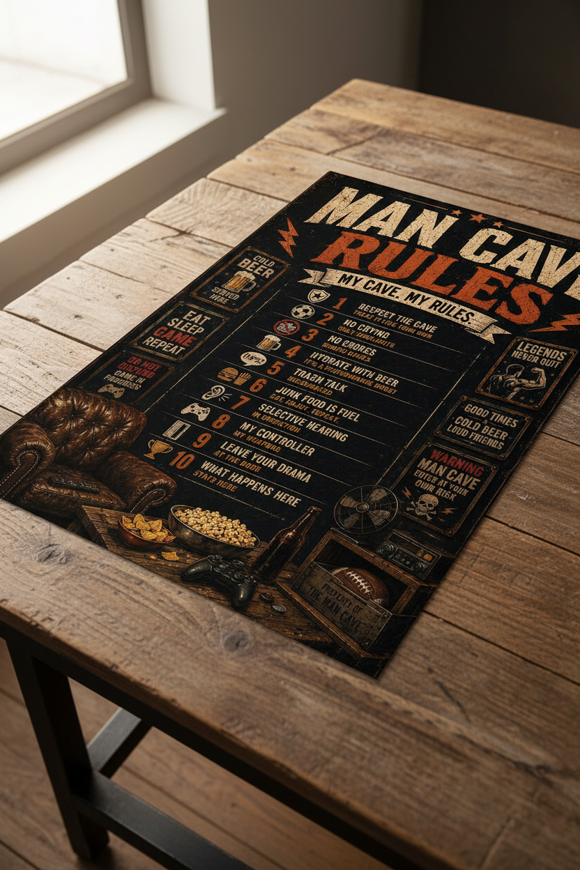 Unframed Poster on Wood 2